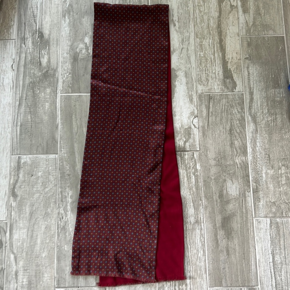 Brooks brothers mens silk scarf.